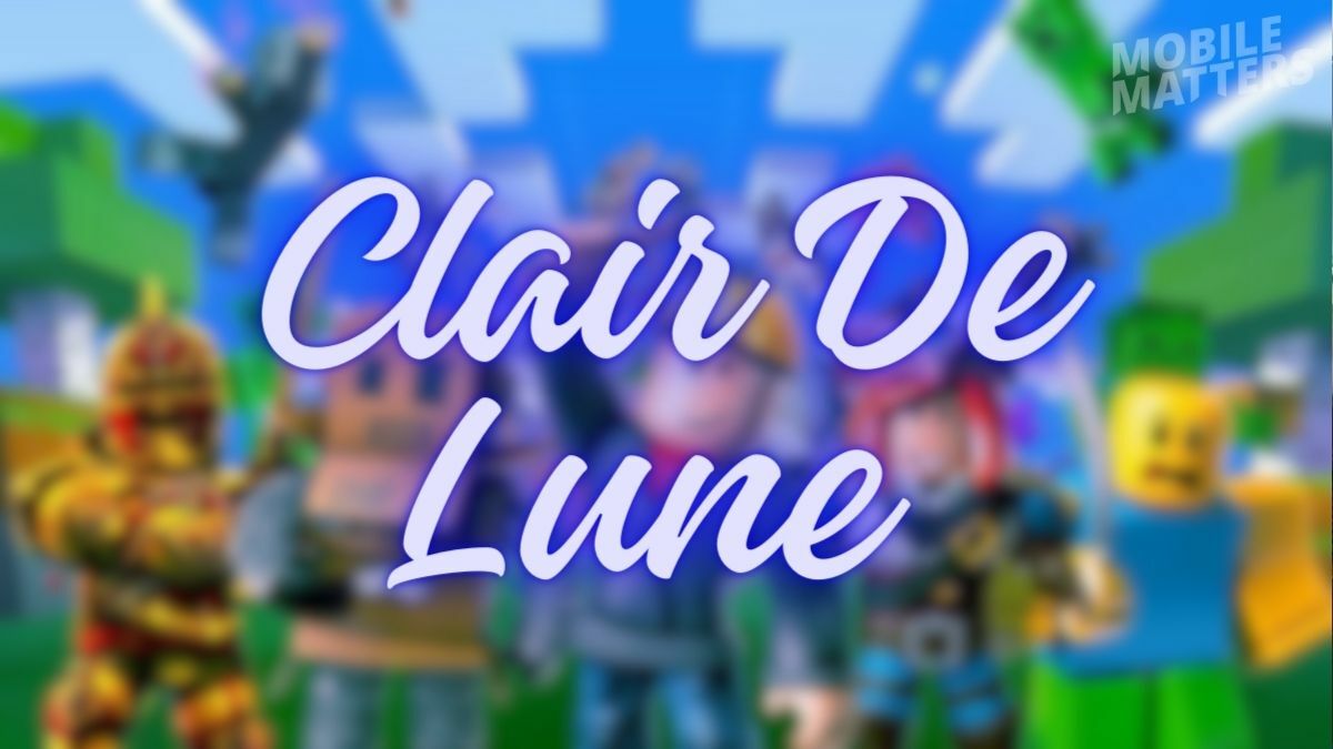 Roblox Claire De Lune