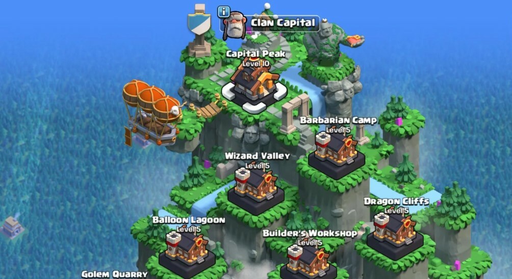 Clash of Clans Raid Weekends How to Attack Capital Peak Guide Supercell