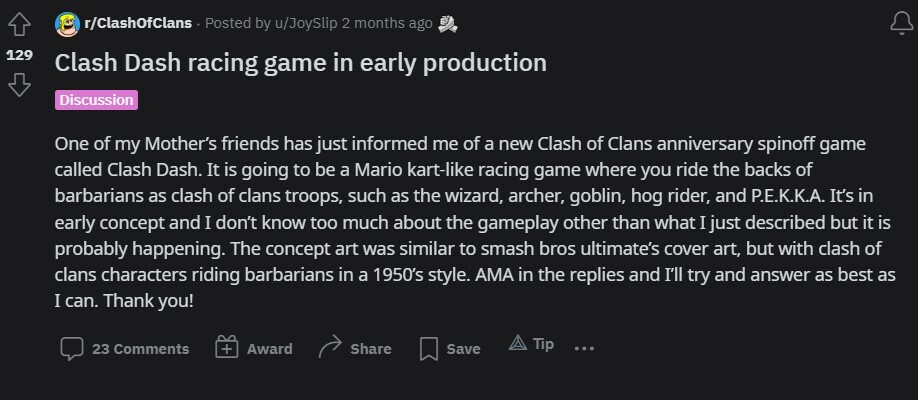 Clash Dash Leak
