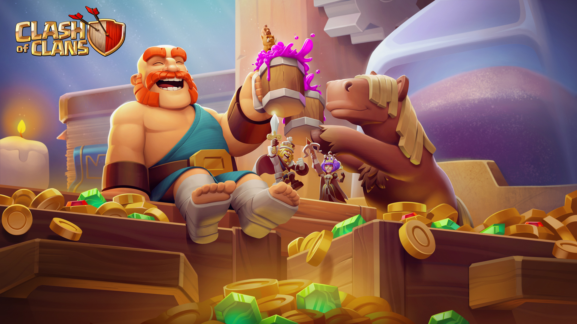 Clash Of Clans Clan Games Banner