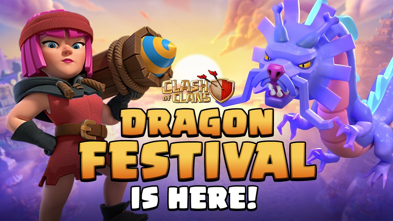 Clash of Clans Dragon Festival Event Pass Rewards