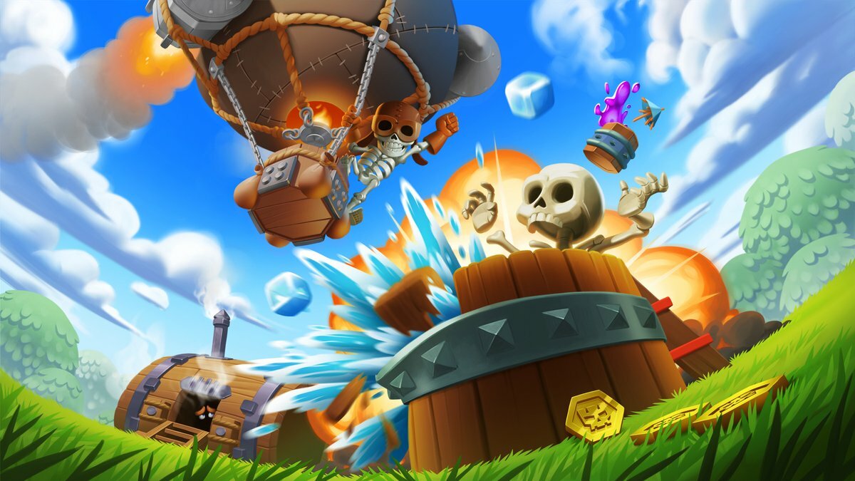 Clash of Clans Rocket Balloon Spotlight Event Pass Trader Deals