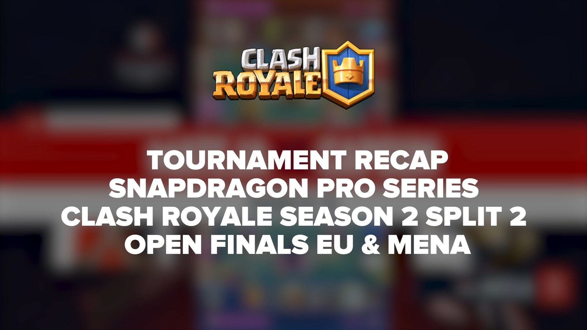Clash Royale SPS Open Finals Recap