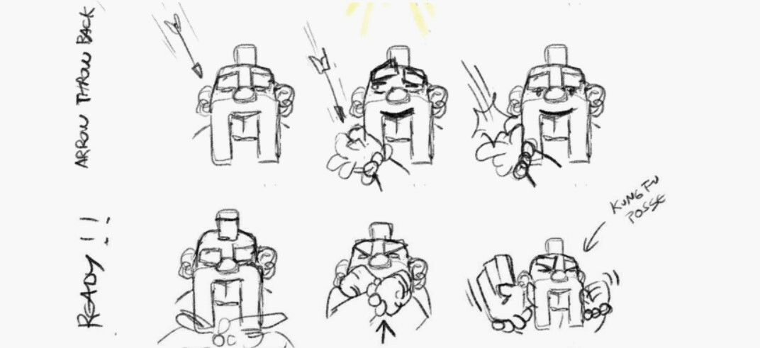 Clash Royale Super Make campaign emote design Supercell