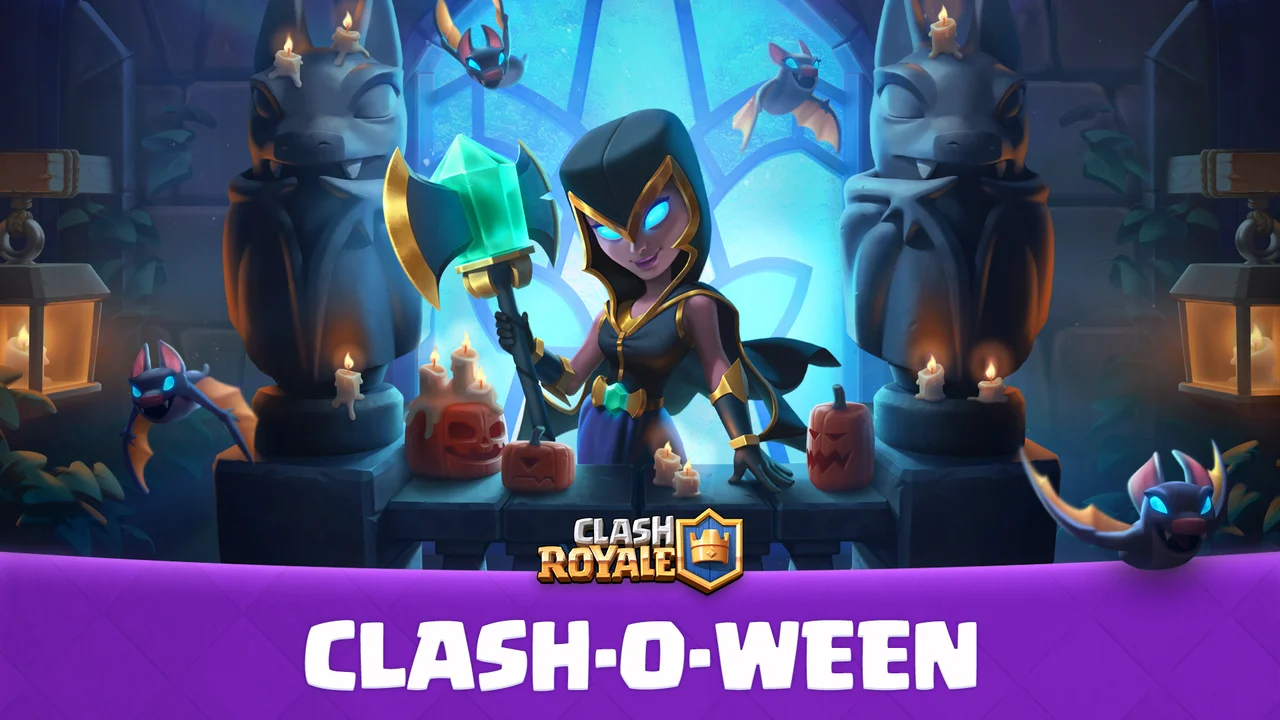 Clash Royale Clash-o-ween season 40 October 2022 Battle Banners cosmetics Supercell