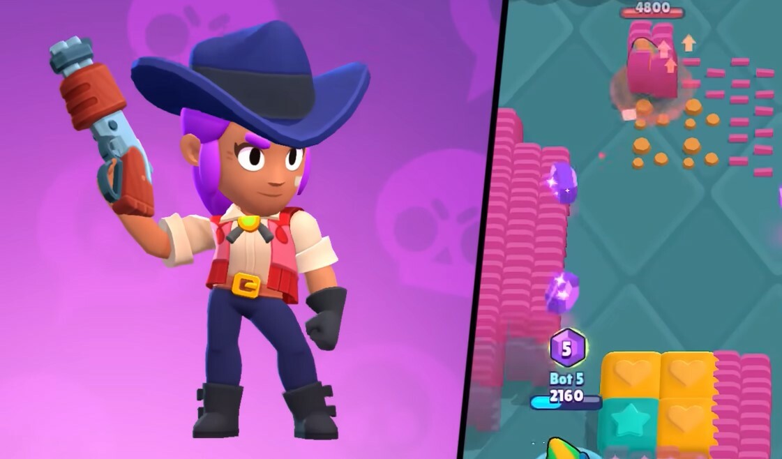 Brawl Stars Candyland Update Classic Shelly Skin guide Supercell