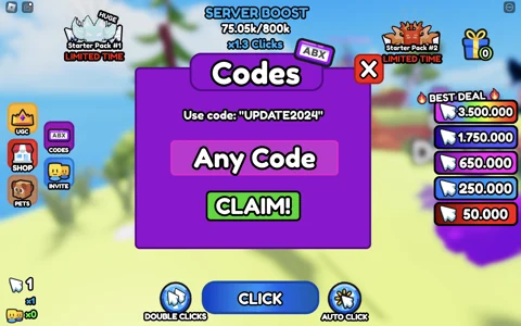 Click for UGC how to redeem codes