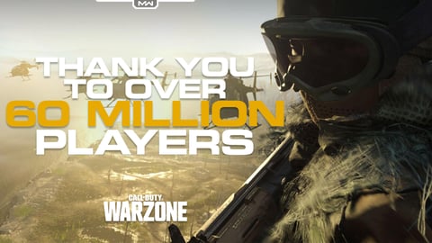 Co D Warzone 60 Million