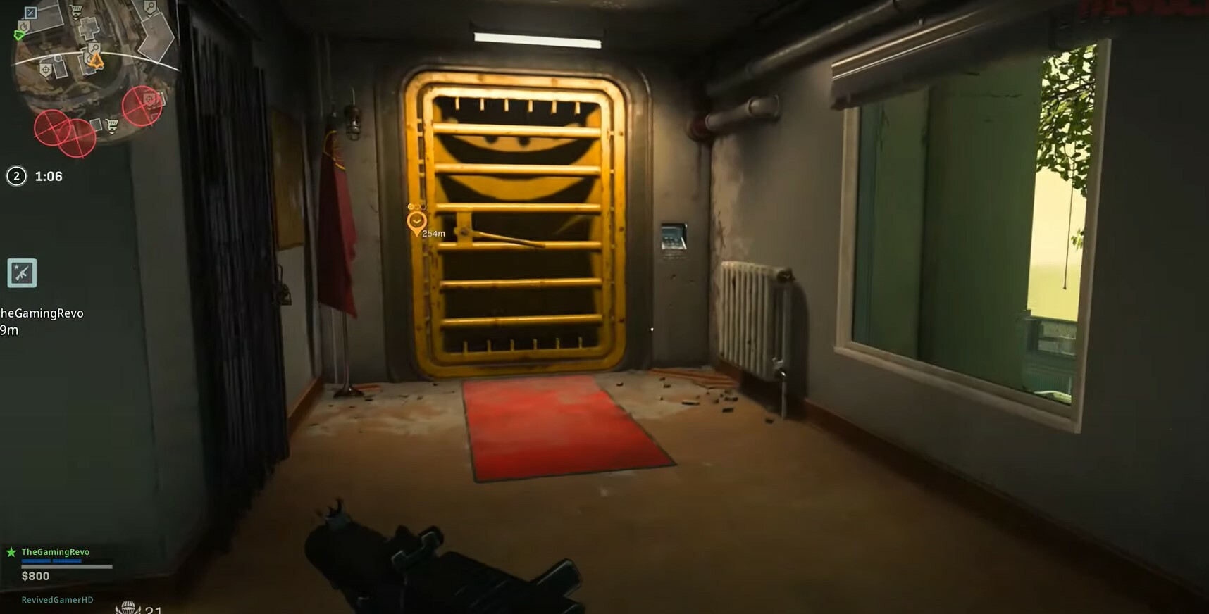 CoD Warzone Yellow Bunker Door