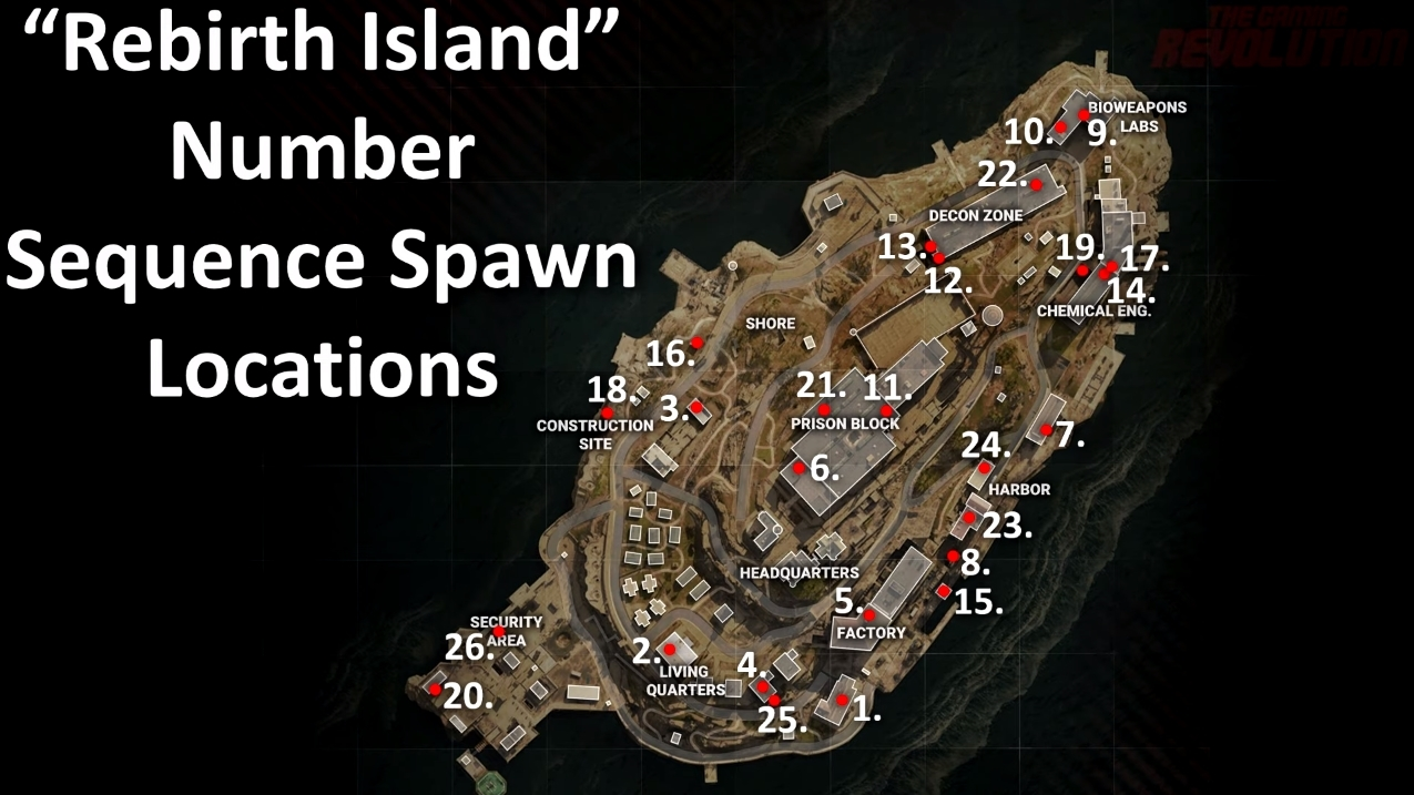 CoD Rebirth Island Bunker Code Sequence Locations