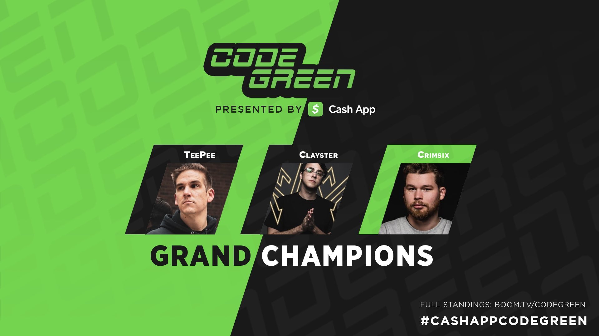 Code Green Tournament Winners