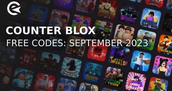 Counter Blox codes september 2023