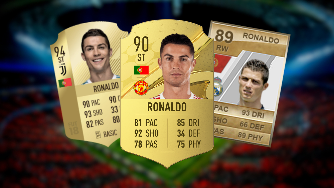 Cristiano Ronaldo in FIFA All Fut Cards alle Karten