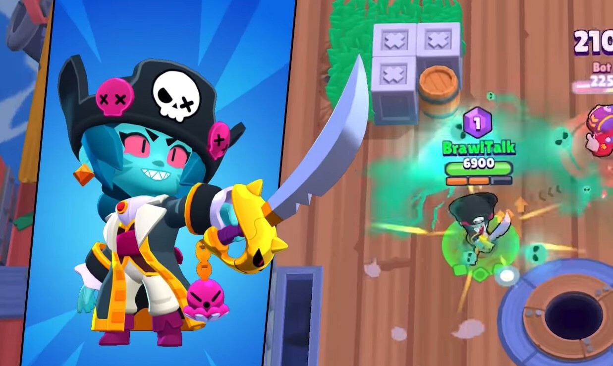 Brawl Stars Season 19 Skins Cosmetics Cost How To Get Supercell Cursed Pirate Bibi skin