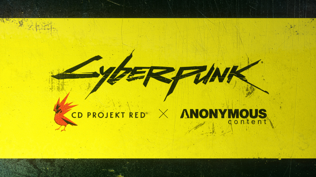 Logos de Cyberpunk, CD Projekt RED y Anonymous content