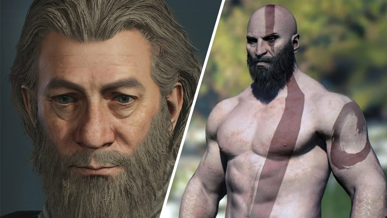 Gandalf y Kratos en Dragon's Dogma 2