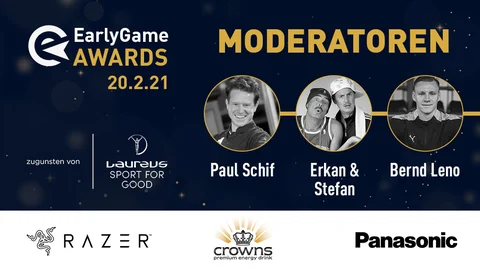 DE Early Game Awards Moderatoren