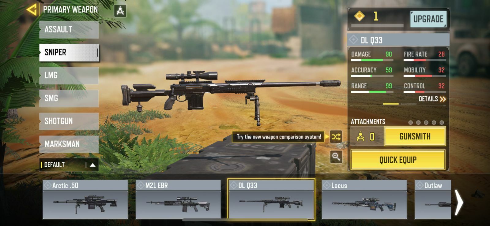 DLQ Loadout