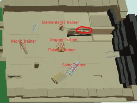 Dagger Trainer Location Arcane Lineage