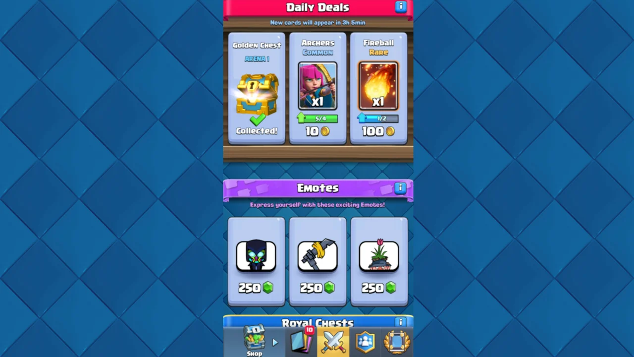 Daily Deal Free Gems Clash Royale