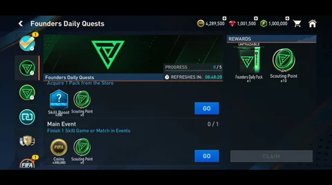 Daily Quests Founders