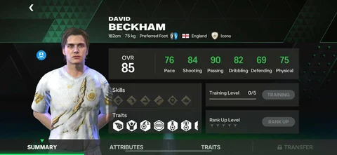 David Beckham SBC ea fc mobile