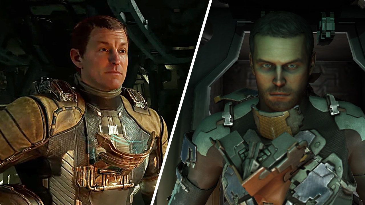 Isaac in Dead Space Remake and in Dead Space 2