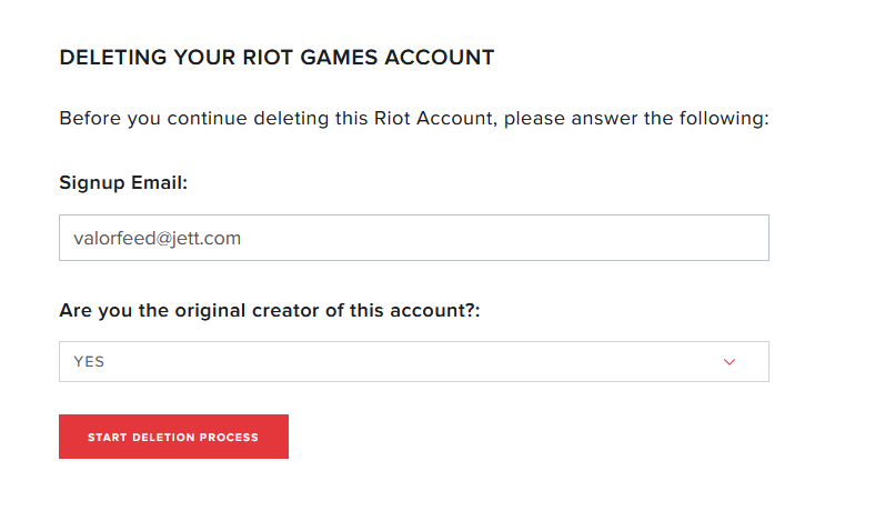 Account Deactivation Riot