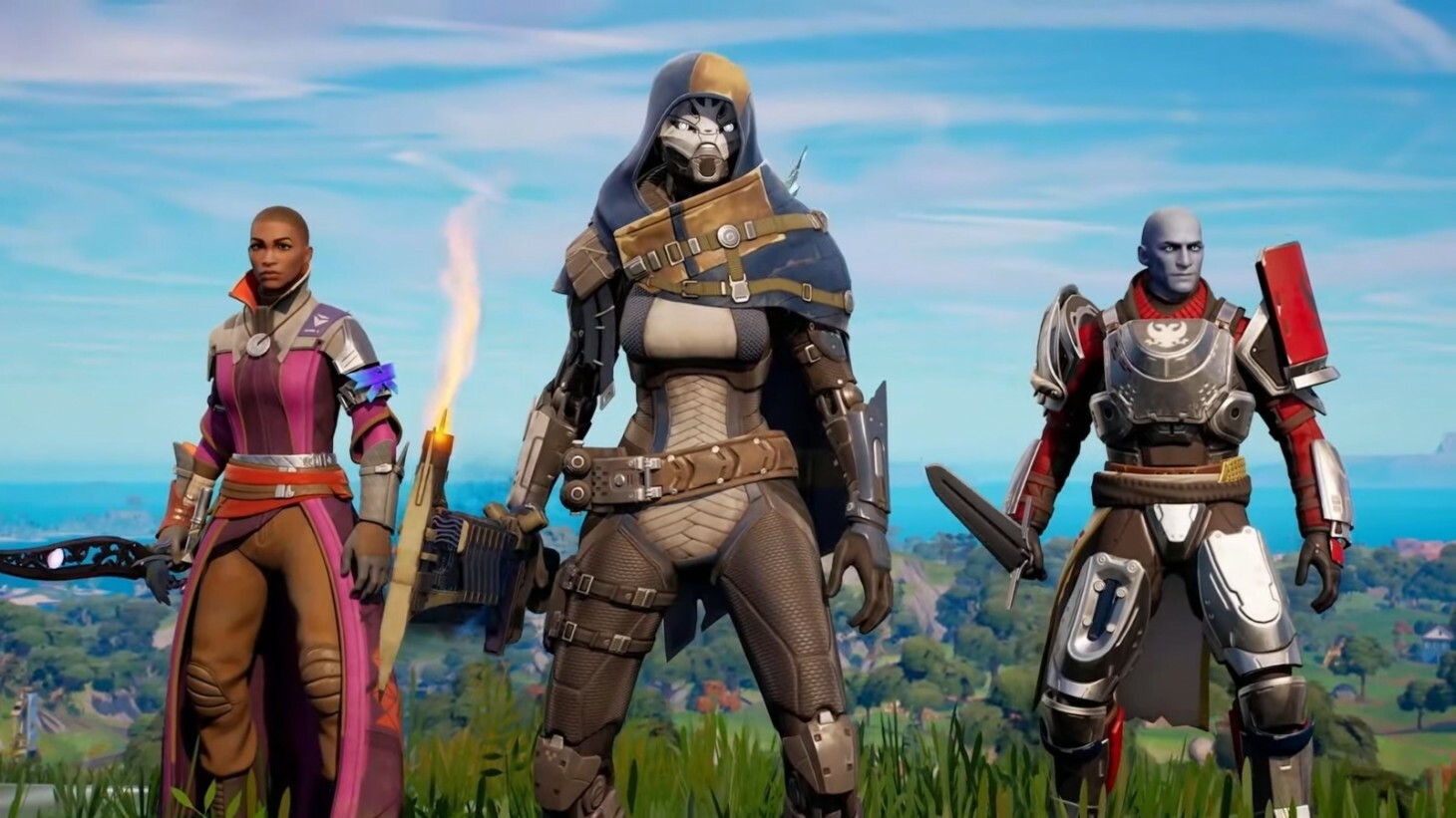 Fortnite Destiny 2 Crossover Skins Cosmetics Guide Epic Games