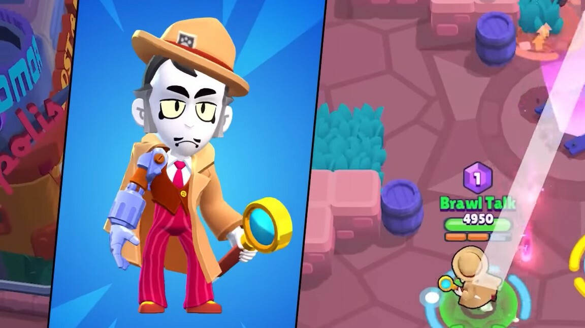 Brawl Stars Season 17 New Brawler Skins Guide Supercell Detective Grey