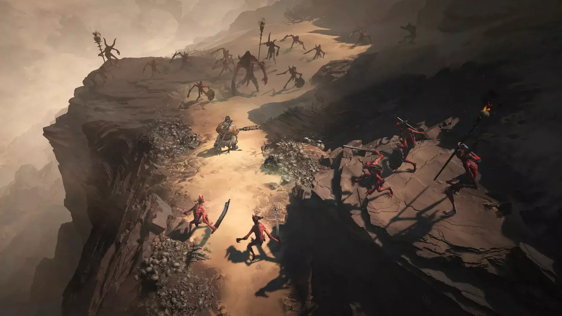 Diablo 4 Helltide Gameplay demons dry steppes