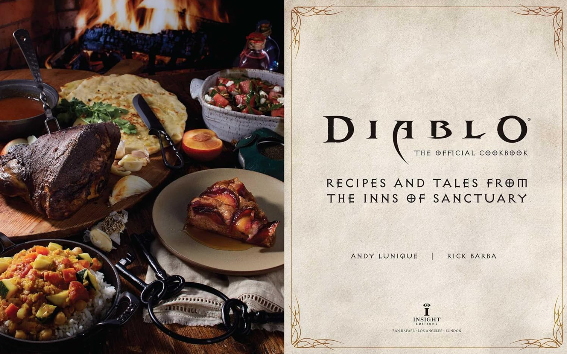 In the world of Diablo, it's not just hellishly hot, but there are also some delicious treats that can be recreated with the official cookbook!