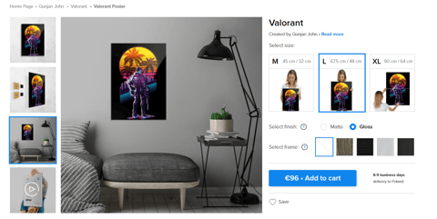 Displate Posters Valorant