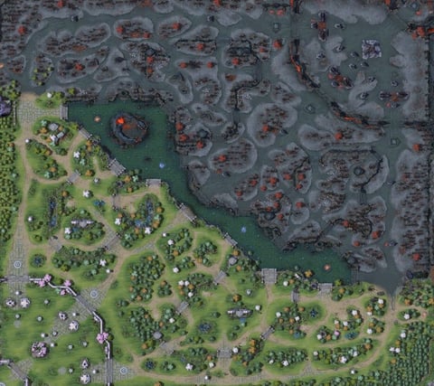 Dota 2 map