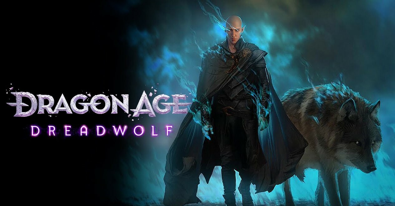 Dragon Age Dreadwolf Solas und ein Wolf