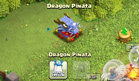 Dragon Pinata Clash Of Clans