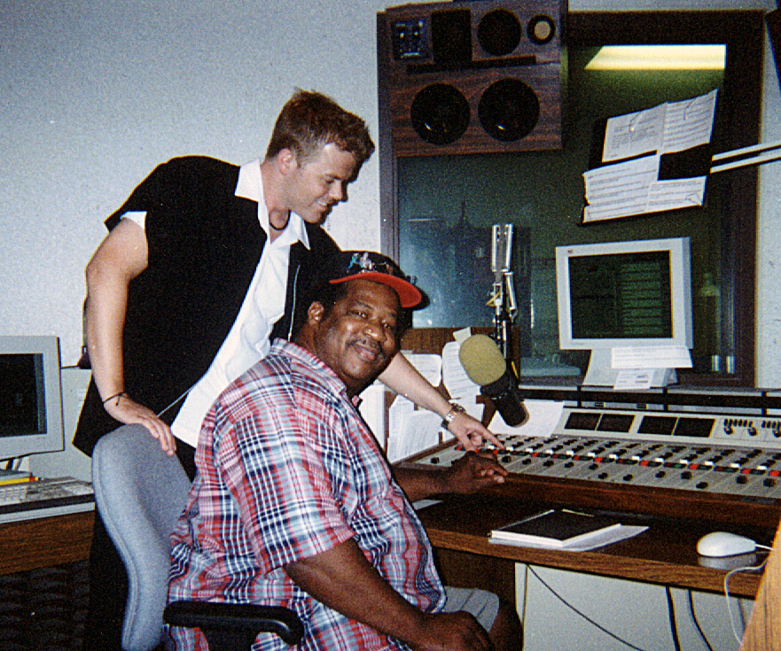 Drew Verbis and Jerry Lawson at KJZZ