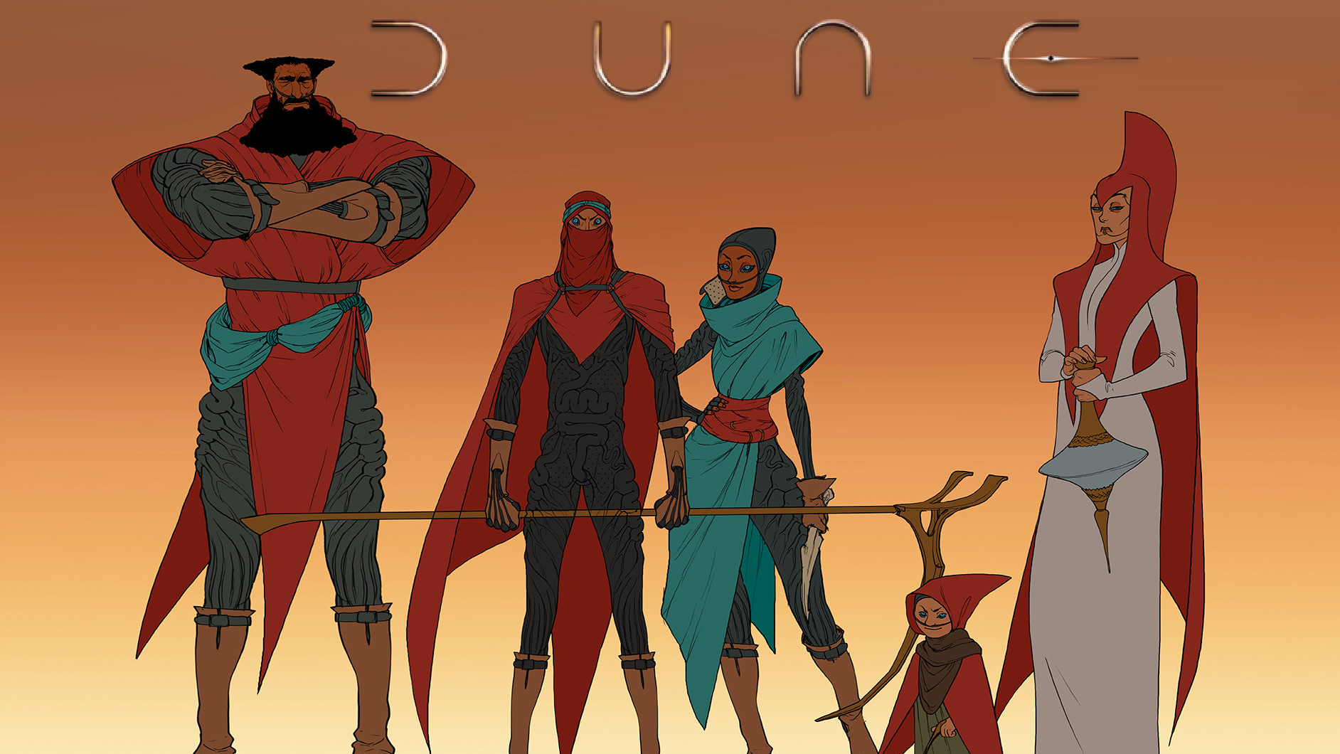 Dune open world survival game