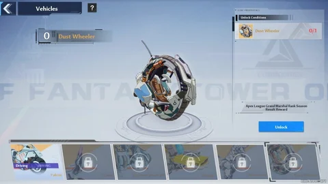 Dust Wheeler Unlock