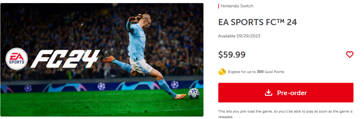 EA FC 24 Switch