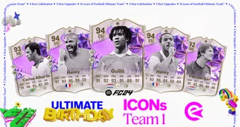 EAFC Ultimate Birthday Icons Team 1