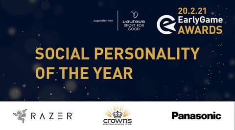 Early Game Awards Social personality of the year