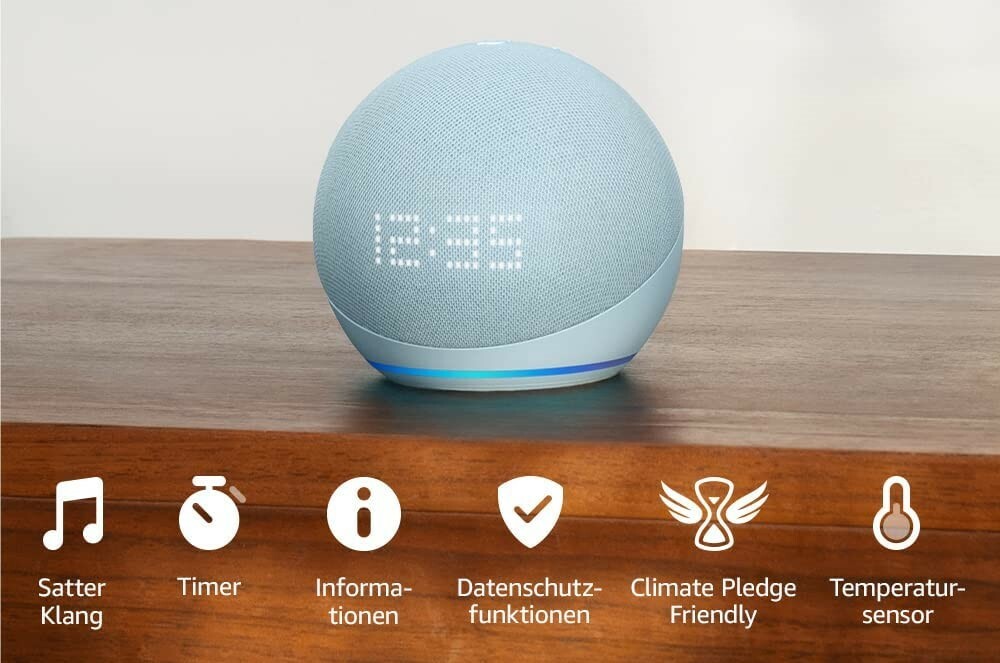 Echo Dot mit Uhr