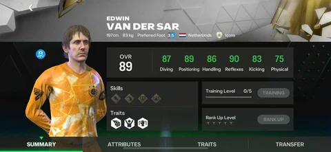 Edwin Van Der Sar fc mobile