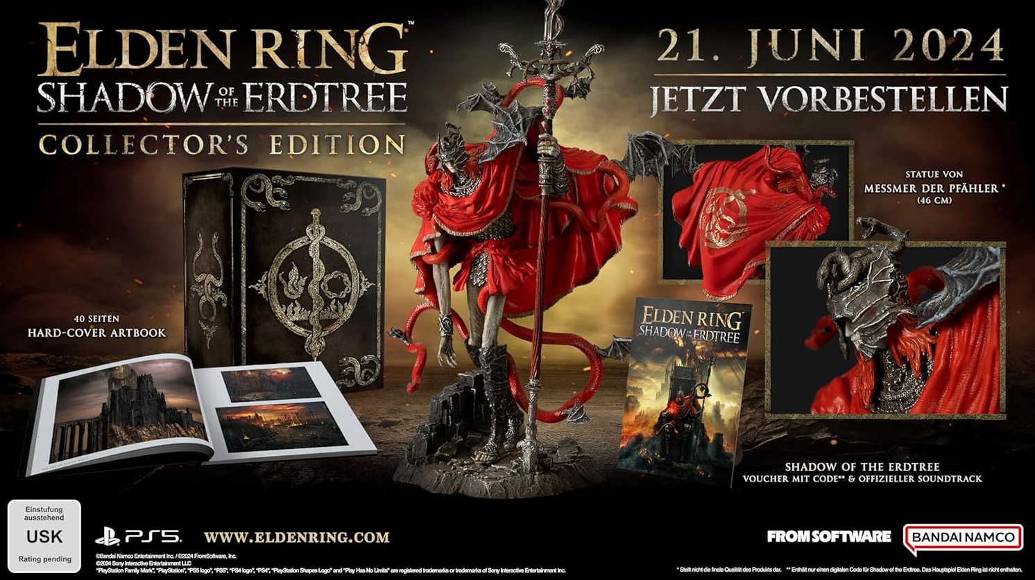 Elden Ring: Shadow of the Erdtree Collector's Edition die was fürs Auge ist.