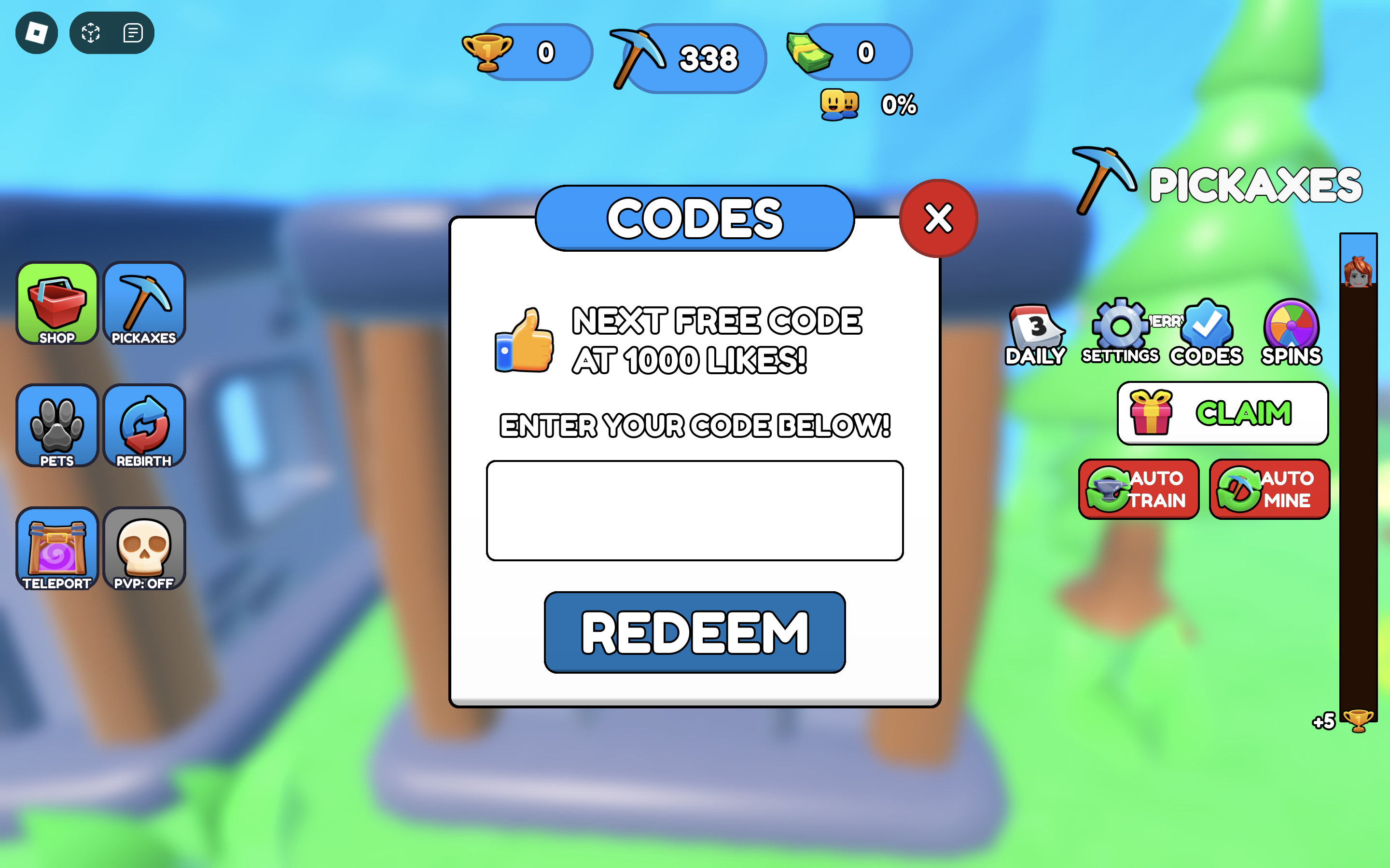 epic mining simulator redeem codes