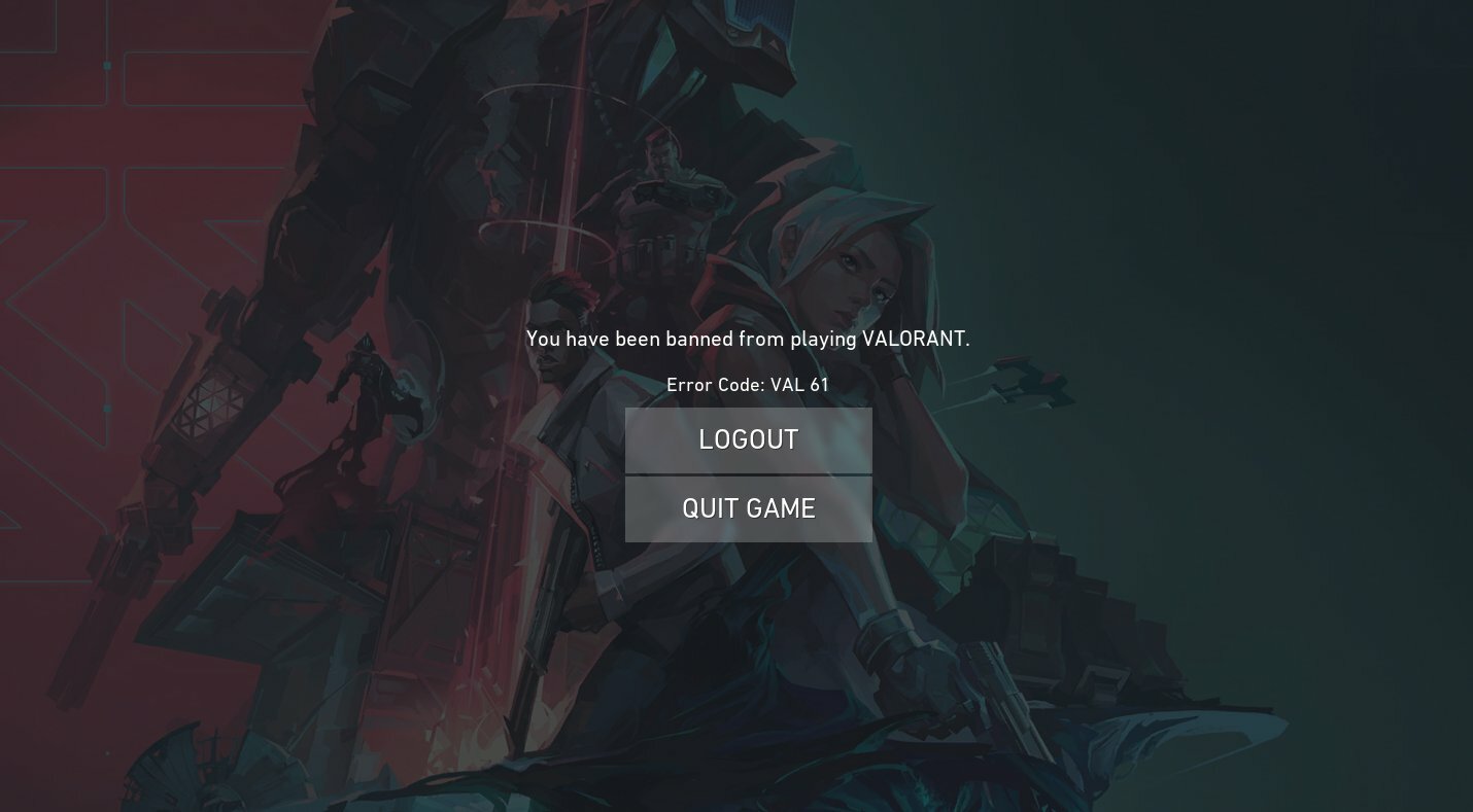 Error Code61 Valorant