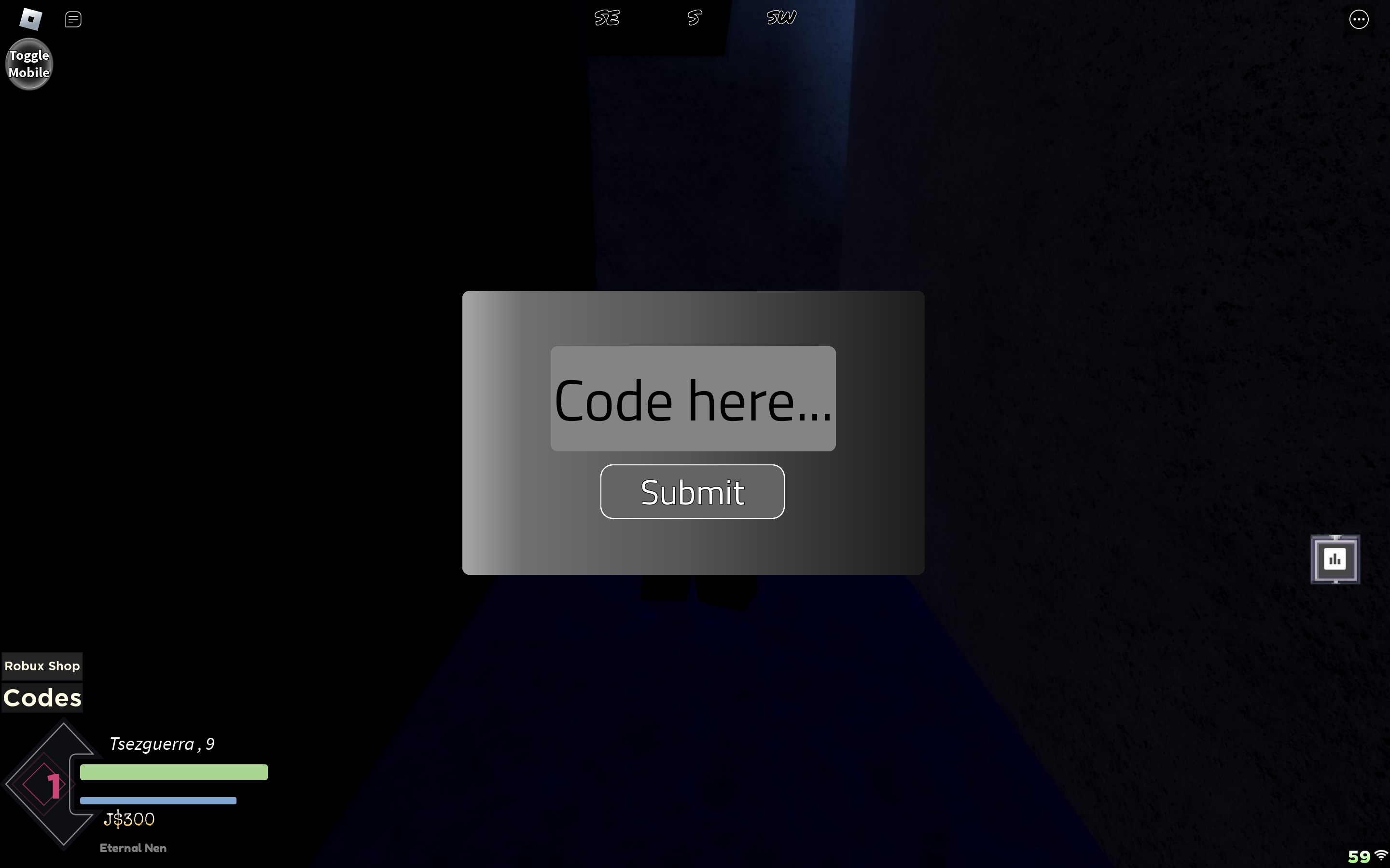 Eternal Nen how to redeem codes