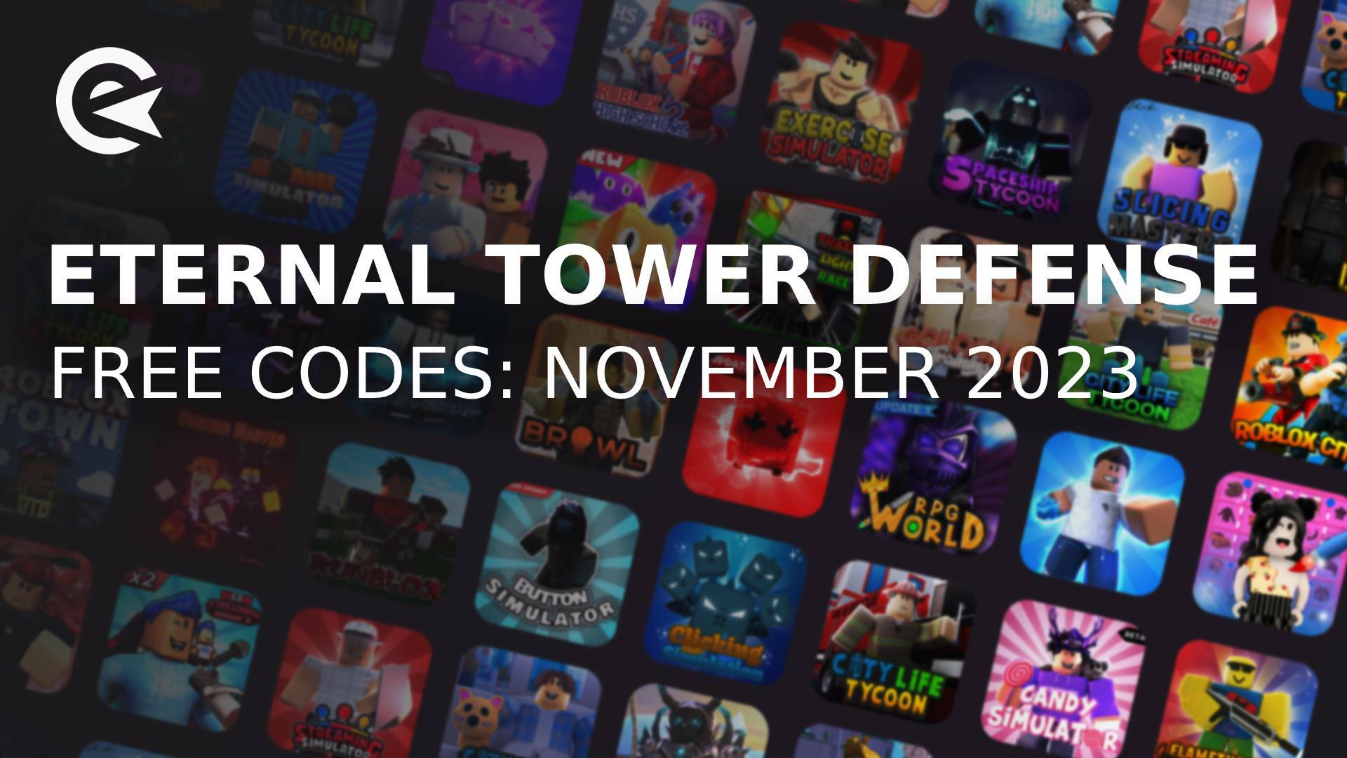 Eternal Tower Defense codes november