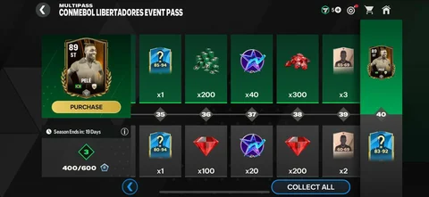 Event Pass rewards